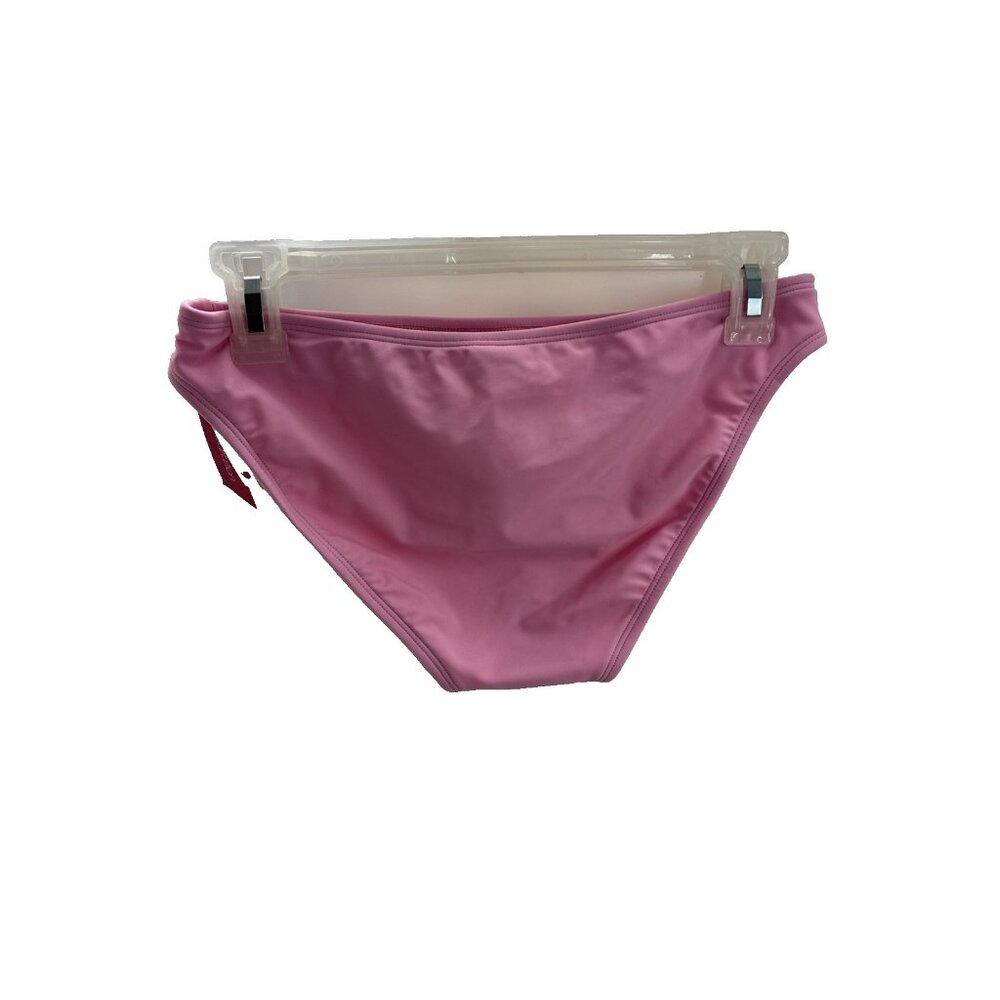 Xhilaration Bikini Bottom Womens S Pink Hipster Swimwear Solid Low Rise New - Picture 4 of 7